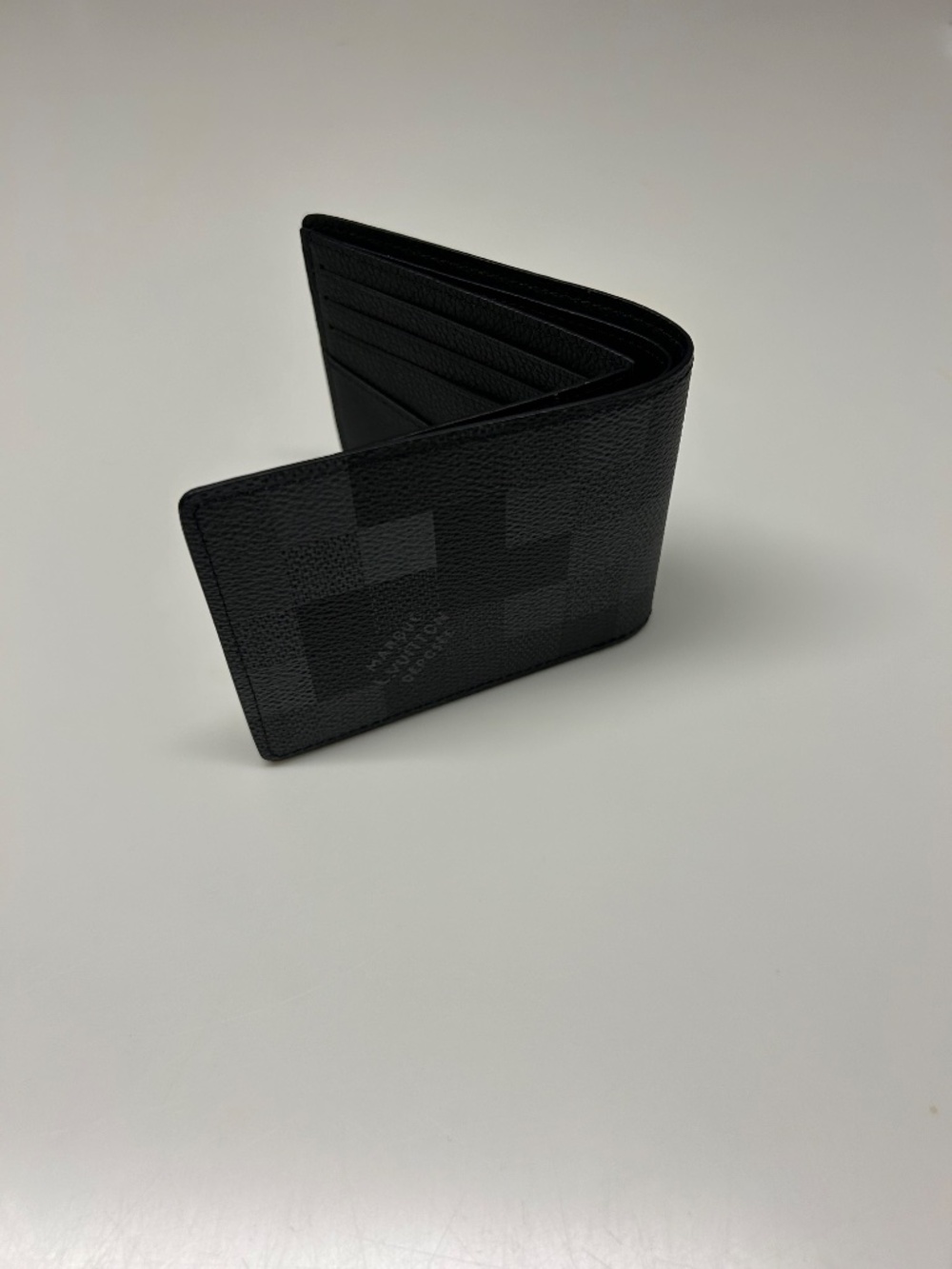 LOUIS VUITTON Slender Wallet Black Damoflauge M midel-7062 - Picture 7 of 8